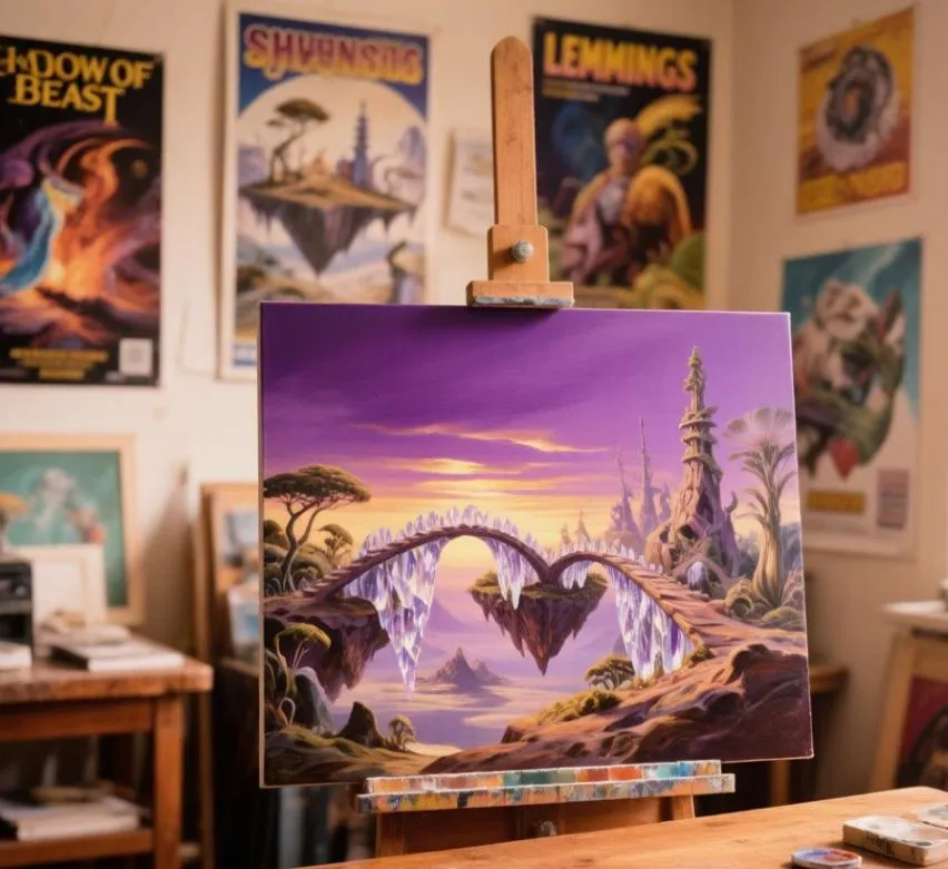 Roger dean cover art and the psygnosis visual style